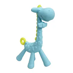 Силіконовий прорізувач "Жираф" Mega Zayka MGZ-0423(Blue) без футляра