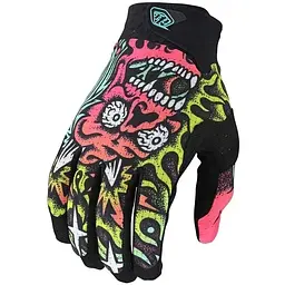 Рукавиці TLD Air Glove Skull Demon Orange/Green S Troy Lee Designs (1106-404557002)