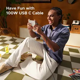 Дата кабель USB-C to USB-C 2.0m PD 100W L509 black Ugreen (35512) - мініатюра 8