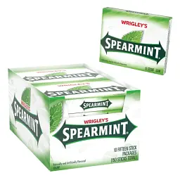 Упаковка жувальних гумок Wrigley's Spearmint Chewing Gum 150шт - мініатюра 2