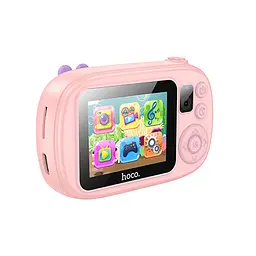 Дитяча фотокамера Hoco DV205 Dual-camera Pink - мініатюра 4