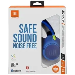 Бездротові навушники для дітей JBL JR460NC (JBLJR460NCBLU) повнорозмірні сині JBLJR460NCBLU - мініатюра 7