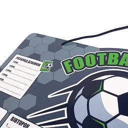 Шкільний розклад Yes Football картон ламінований 30х40 см (470565) - мініатюра 3