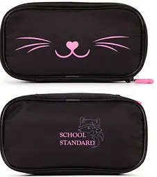 Рюкзак ортопедичний з пеналом та мішком 3 в 1 для дівчинки School Standard 38х30х18 см з Котом для першокласниць (Full 150-47) - мініатюра 2