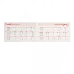 Щотижневик Leo Planner 2027 Clarity 10х17 см м'який 128 сторінок винний (252787) - мініатюра 6