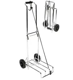 Візок господарський Bo-Camp Luggage Trolley Foldable 40 kg Silver (5267279) (DAS302121) - мініатюра 2