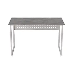 Стіл письмовий Майк Ferrum-decor 75x140x70 Білий метал ДСП Бетон 32 мм (FRD-106541) - мініатюра 3