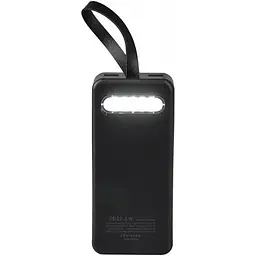 Power Bank 40000mAh зі наскрізною зарядкою портативна батарея для смартфона планшета роутера USB зовнішній акумулятор повербанк із швидкою зарядкою 22.5W ліхтариком та дисплеєм Lenyes PX 42ID - мініатюра 5