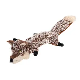 Іграшка для собак Вовк з пищалками GiGwi Plush текстиль 37 см
