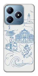 TPU чохол Demsky Southern pearl для Realme C63 4G