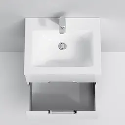Тумба підвісна AM.PM Spirit 60 см з умивальником (M70-FUX0602-WC0602-38) - мініатюра 6