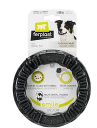 Іграшка для собак Ferplast Ring Smile Small чорний Ø 12 x 2.4 см 86791017 - мініатюра 3