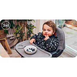 Стільчик для годування MoMi Reki 2 в 1 Black (KRKA00033) - мініатюра 9