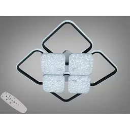 Люстра стельова Diasha LED біла чорна 130W димер