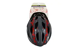 Шолом велосипедний "GOOD BIKE" L 58-60 см сіро/червоний (88855/5-IS) - мініатюра 2