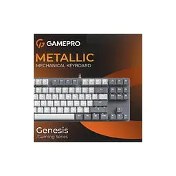 Клавіатура GamePro Genesis Metallic MK110G Outemu Red Switch USB UA Gray (MK110G) - мініатюра 7