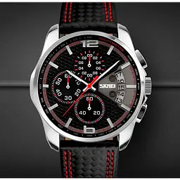 Чоловічий годинник Skmei 9106 Spider red - мініатюра 3