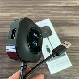 Хаб Usb Remax 3.0 Hub Ru-u8 розгалужувач концентратор - мініатюра 3