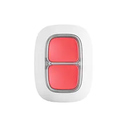 Тривожна кнопка Ajax DoubleButton біла (26-00013) - мініатюра 1