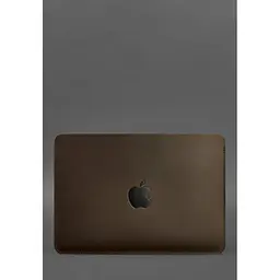 Шкіряний чохол BlankNote Crazy Horse для MacBook 14 дюймів Темно-коричневий - мініатюра 3