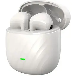 Бездротові навушники WUW-R178, BT5.3, TWS, 30mAh, 200mAh, 4h, white