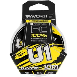 Флюорокарбон Favorite U1 FC 10 м 1.75/0.22 мм 7.6 lb/3.46 кг - мініатюра 2