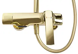 Душова система Rea Rebel gold з виливом REA-P2413, Золотий - мініатюра 6