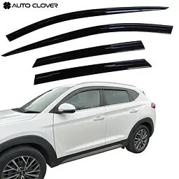 Дефлектори вікон вітровики для Hyundai Tucson 2015-2021 Довгі 4 шт (Auto Clover)