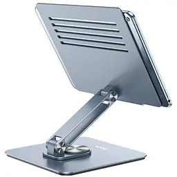 Тримач настільний Hoco PH52 Plus Might metal rotating Metal gray - мініатюра 5