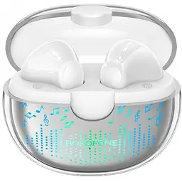 Bluetooth Стерео Гарнітура Borofone BW15 Білий