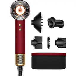 Фен Dyson Supersonic HD16 Nural Straight+Wavy Red Velvet/Gold (493117-01) [163660]