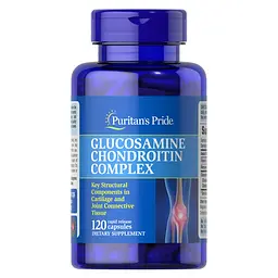 Препарат для зв'язок та суглобів Glucosamine Chondroitin Complex, 120 капсул Puritan's Pride fit0023144
