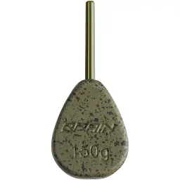 Грузило Brain In-Line Flat Lead 150g 2шт/уп Green