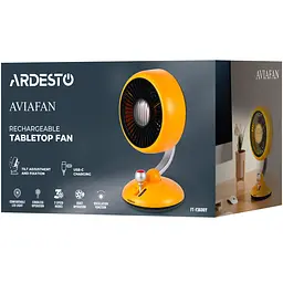 Вентилятор Ardesto AviaFan настільний 12 см жовтий (FT-F3600Y) - мініатюра 8