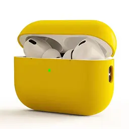 Силіконовий чохол для навушників Apple AirPods Pro 2 2022, Silicone Case, жовтий, захисний чохол, ультратонкий і легкий, захист від подряпин, пилу та ударів, м"який силікон, ArmorStandart (ARM64537)