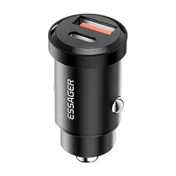 Зарядное устройство для Essager 1xUSB-C 30W + 1xUSB black (ECCAC-TL01) - миниатюра 4