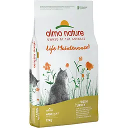 Сухий корм для котів Almo Nature Life Maintenance зі свіжою індичкою 12 кг