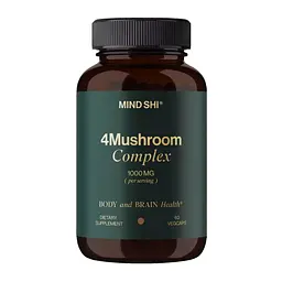 Комплекс 4 грибів 4 Mushroom Complex 1000 mg, 60 капсул Mind Shi vit0004346