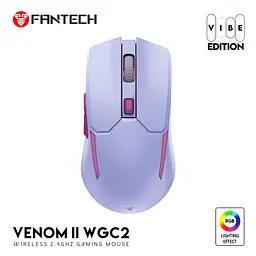 Бездротова ігрова мишка Fantech WGC2 Venom II Vibe 2.4GHz 300mAh 30IPS Violet - мініатюра 4