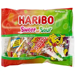 Желейні цукерки Haribo Sweet or Sour Mix Mini 350 г (4001686374269)
