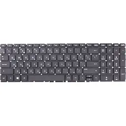 Клавіатура для ноутбука HP 250 G4, 255 G4, 256 G4 чорний, чорний фрейм
