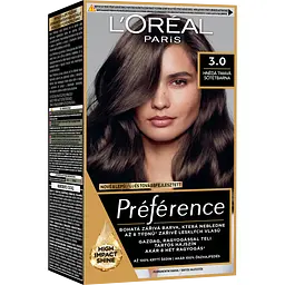 Фарба для волосся L'Oréal Paris Preference, відтінок 3 (Бразилія. Темно-каштановий), 174 мл (A6214127)