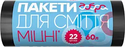 Пакети для сміття Добра господарочка Міцні, 60 л, 22 шт. (4820086521796)