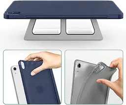 Чохол BeCover Tri Fold Hard для Apple iPad Air 11 M2 2024 Насичено-синій (711413) - мініатюра 5