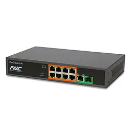 PoE-комутатор 10-портовий NVC-908GS (73-00104) - мініатюра 2