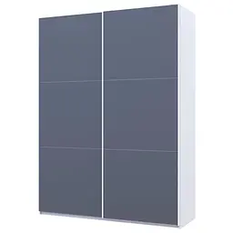 Шафа-купе Doros G-Caiser Білий Графіт 2 ДСП / 3 частини 180х60х240 (42005093) - мініатюра 4