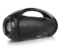 Портативная Bluetooth колонка бумбокс REAL-EL X713 Black - мініатюра 3