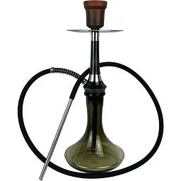 Кальян Totem Hookah Monolit Optima Space Black Craft Brown - мініатюра 2