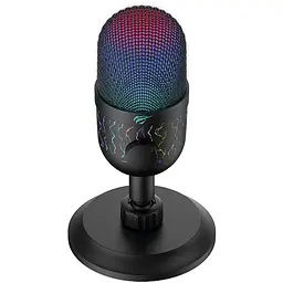 Мікрофон для комп'ютера Havit HV-GK52 USB RGB black (HV-GK52) - мініатюра 3