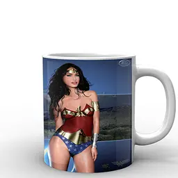 Кухоль GeekLand Чудо-Жінка Wonder Woman stars WW.02.006 330 мл білий - мініатюра 3